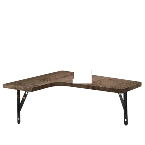 AYWTIUN Corner Floating Shelves Wall Mounted Rustic Wood Wall Storage Shelves for Bedroom Living Room Bathroom Kitchen Office Decorative für Regale(Set of 1pcs) von AYWTIUN