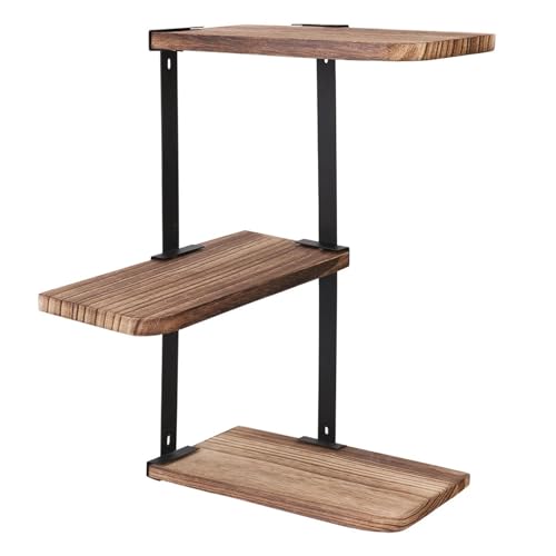 AYWTIUN Corner Shelf Wall Mounted 3 Tier Rustic Wood Wall Shelving Units for Kitchen Living Room Bathroom für Regale AYWTIUN Corner Shelf Wall Mounted 3 Tier Rustic Wood Wall Shelving Units for Kitchen Living Room Bathroom für Regale von AYWTIUN
