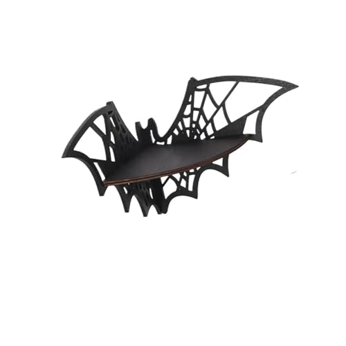 AYWTIUN Floating Shelves for Wall Bat Shaped Wooden Corner Organizer Storage Rack Wall Organization Creative Black Rack for Dining Room für Regale AYWTIUN Floating Shelves for Wall Bat Shaped Wooden Corner Organizer Storage Rack Wall Organization Creative Black Rack for Dining Room für Regale von AYWTIUN
