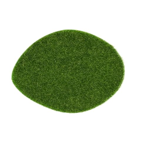 AYWTIUN Künstliche Gras Matte Teppich Simulation Rasen Rasen Miniatur Landschaft Szene DIY Hause Dekoration Garten Grün Gefälschte Pflanzen für Rasen(2pcs 26 * 19cm) von AYWTIUN