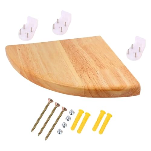 AYWTIUN Wooden Corner Wall Shelf 9.8 Inch Radius 25cm Floating Storage Rack Sundries ganizing Bathroom Triangle Design Shelves Wall für Regale AYWTIUN Wooden Corner Wall Shelf 9.8 Inch Radius 25cm Floating Storage Rack Sundries ganizing Bathroom Triangle Design Shelves Wall für Regale von AYWTIUN