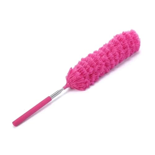 Ausziehbarer Staubwedel 1 stück Mikrofaser-Staubtuchbürste Ausziehbarer Handstaubentfernungsreiniger Home Klimaanlage Feder Auto Möbel Reinigungsbürste(Rose red) von AYWTIUN