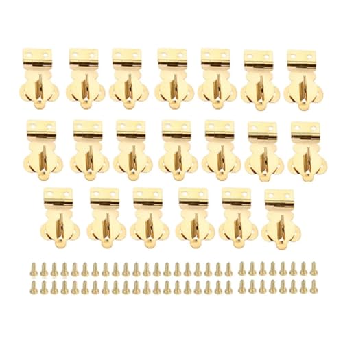 Türvorhängeschloss mit Schließblech 20 Stück Sicherheits-Vorhängeschloss for Schubladentüren, goldene Schlösser, Mini-Schnallen, Holz, Schmuckschatulle, Geschenkbox, Handtaschen-Dekoration Türvorhängeschloss mit Schließblech 20 Stück Sicherheits-Vorhängeschloss for Schubladentüren, goldene Schlösser, Mini-Schnallen, Holz, Schmuckschatulle, Geschenkbox, Handtaschen-Dekoration von AYWTIUN