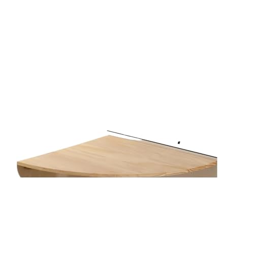 Wall Corner Shelves Wood Floating Wall Shelf Round End Wall Mounted Floating Corner Shelf for Bedroom Living Room and Kitchen für Regale(Size3) von AYWTIUN