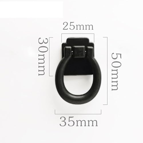 AYXAMO TüRklopfer,TüRklopfer Antik Retro Shabby Style Antik Bronze Tropfen Ring Schublade Küchenschrank Kommode Türknopf Zuggriff(40 x100 cm) von AYXAMO