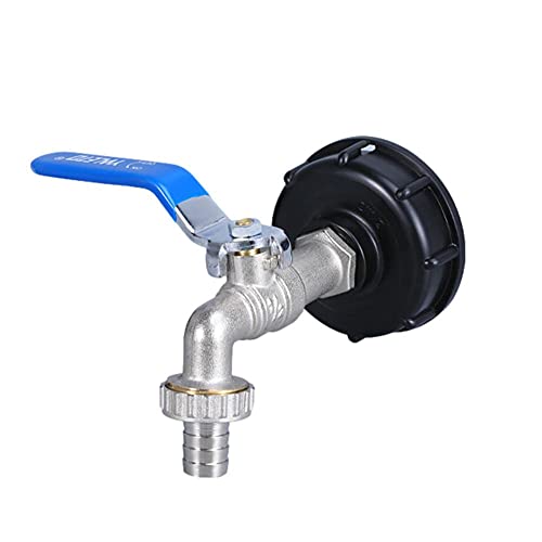 Auslaufhahn, Tank Auslaufhahn Tonne Fassventil Auslass Tank Wasserhahn Zubehör Wasserhahn Stecker Auslass Tank Wasserhahn Wasserhahnventil für Garten(C) von AYXAMO
