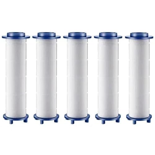 Duschkopf Duschkopf, 360-Grad-Drehung, Wassersparender Durchfluss, Turbofan, Hydraulische Injektion(PP filter 5pcs) von AYXAMO