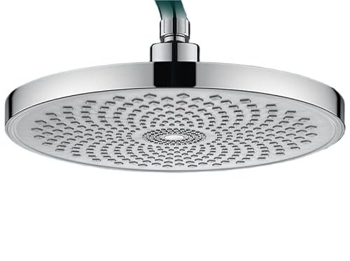 Duschkopf Hygienische Badewannendusche, Regendecke, Regenduschkopf, rund, for Kit, Badezimmersystem(Sliver,9 inch) von AYXAMO