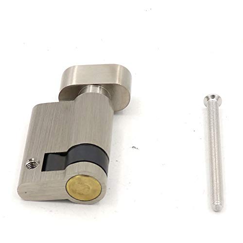 SchließZylinder Schlosskern Türschloss Einseitiger Zylinder for Brandschutztür Sicherheitstür(With knob) von AYXAMO