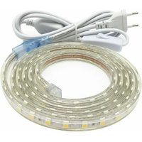 LaBlanc - 3M LED-Streifen, sehr heller 220-V-LED-Streifen mit Schalter, 5050 IP65 wasserdicht, warmweiß von AYYQH