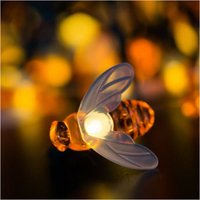 Solar Lichterkette Garten, 9.5m 50 LED Solar Bienen Lichterkette LED Solar Lichterkette Outdoor Wasserdichte Solar Lichterkette für Garten Haus von AYYQH