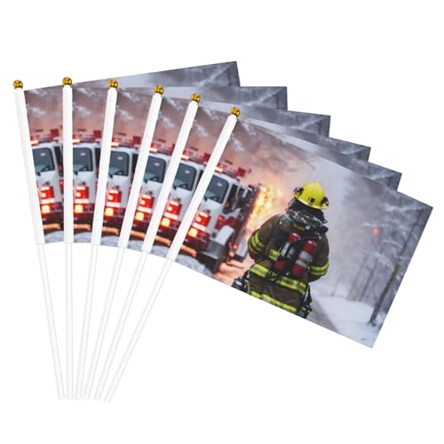 Feuerwehrmann Feuerwehrmann Flamme Druck Handflagge Tragbare Flaggen Feier Partys Urlaub Dekor Versammlungen Events Feuerwehrmann Feuerwehrmann Flamme Druck Handflagge Tragbare Flaggen Feier Partys Urlaub Dekor Versammlungen Events von AYYQWE