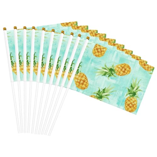 Grüne Ananas.Drucken Handflagge Tragbare Flaggen Feier Partys Urlaub Dekor Versammlung Events Grüne Ananas.Drucken Handflagge Tragbare Flaggen Feier Partys Urlaub Dekor Versammlung Events von AYYQWE
