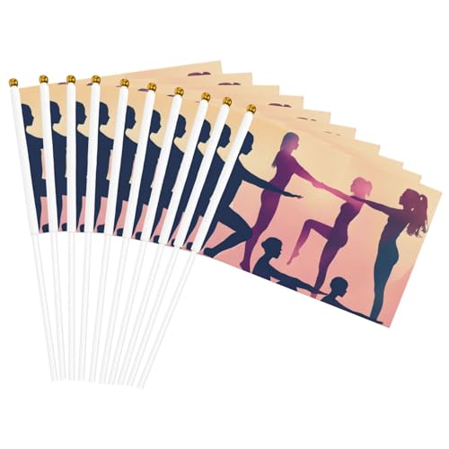 Gymnastik Spiel Druck Handheld Flagge Tragbare Flaggen Feier Partys Urlaub Dekor Versammlungen Events Gymnastik Spiel Druck Handheld Flagge Tragbare Flaggen Feier Partys Urlaub Dekor Versammlungen Events von AYYQWE