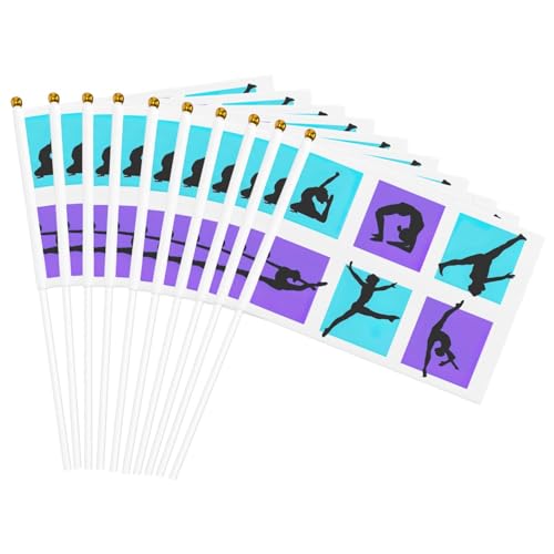 Gymnastik Spiel Druck Handheld Flagge Tragbare Flaggen Feier Partys Urlaub Dekor Versammlungen Events Gymnastik Spiel Druck Handheld Flagge Tragbare Flaggen Feier Partys Urlaub Dekor Versammlungen Events von AYYQWE