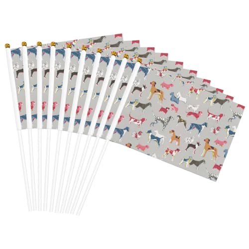 Hound Dog Print Handheld Flag Portable Flags Celebration Parties Holidays Decor Gathering Events Hound Dog Print Handheld Flag Portable Flags Celebration Parties Holidays Decor Gathering Events von AYYQWE
