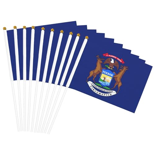 Michigan State Flag Print Handheld Flag Portable Flags Celebration Parties Holidays Decor Gathering Events Michigan State Flag Print Handheld Flag Portable Flags Celebration Parties Holidays Decor Gathering Events von AYYQWE
