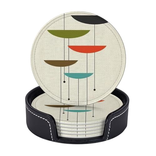 Moderne Drucke, 6er-Set, Untersetzer, Kaffeetassen, Tassen, Tischplatte, Zuhause, Büro, Esszimmer, Dekoration, leicht zu reinigen Moderne Drucke, 6er-Set, Untersetzer, Kaffeetassen, Tassen, Tischplatte, Zuhause, Büro, Esszimmer, Dekoration, leicht zu reinigen von AYYQWE