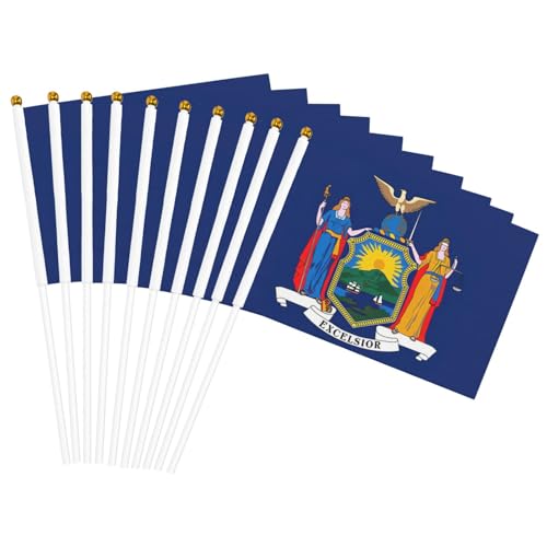 New York State Flag Print Handheld Flag Portable Flags Celebration Parties Holidays Decor Gathering Events New York State Flag Print Handheld Flag Portable Flags Celebration Parties Holidays Decor Gathering Events von AYYQWE