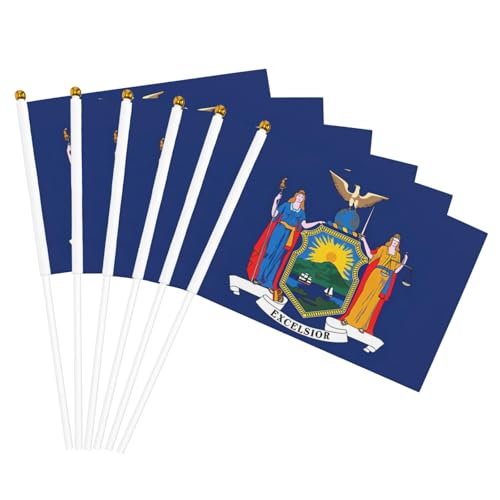 New York State Flag Print Handheld Flag Portable Flags Celebration Parties Holidays Decor Gathering Events New York State Flag Print Handheld Flag Portable Flags Celebration Parties Holidays Decor Gathering Events von AYYQWE