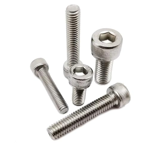 5-100 Stück M1.4 M1.6 M2 M2.5 M3 M4 M5 M6 M8 A2-70 304 Edelstahl Sechskantschrauben mit Innensechskant(X4mm,M1.6 100pcs) von AYYSSM