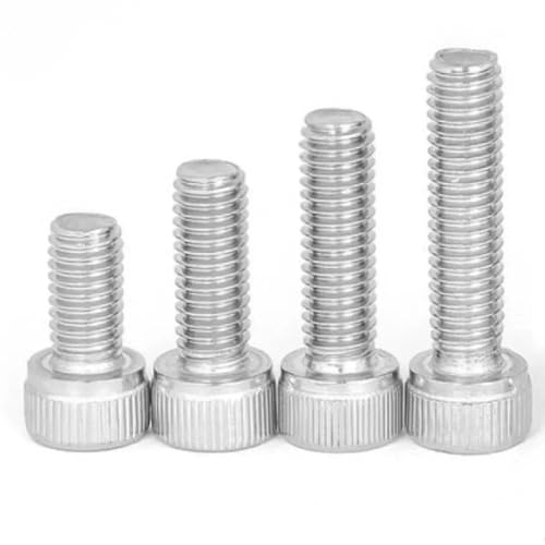 5-100 Stück Zylinderkopfschrauben M1.4 M1.6 M2 M2.5 M3 M4 M5 M6 M8 304 Edelstahl Sechskantschrauben mit Innensechskant(X14mm,M1.6 100pcs) von AYYSSM