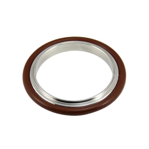 5-teilige Mittelhalterung aus Edelstahl 304 + Fluor-O-Ring for KF10 KF16 KF25 KF40 KF50 Vakuumrohr-Triclamp-Tri-Clamp-Armaturen(Size:KF10) von AYYSSM