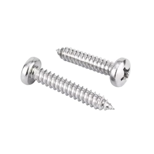 50 stücke M1 M1.2 M1.4 M1.7 M1.8 M2 M2.2 M2.3 M2.6 304 edelstahl Kreuz Pan Runde Kopf selbstschneidende Holz Schraube(2.5mm,M1.8) von AYYSSM