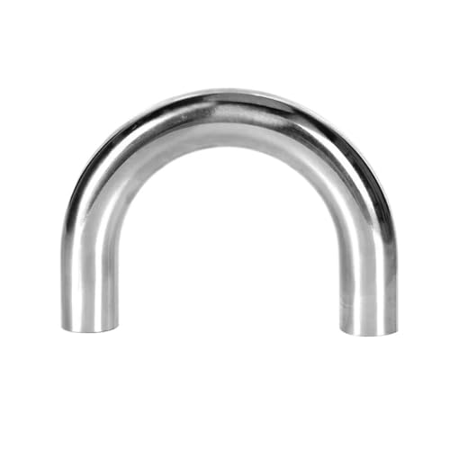 AYYSSM 16/19/25/32/38/45/51/57/63/76 mm 180 Grad Edelstahl 304 U-Bogen-Rohrschweißbogen (Size : 32mm x 1.5mm) von AYYSSM