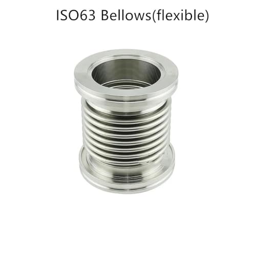 ISO63 Schneller flexibler Balgrohrflansch Vakuumschlauchbalg Edelstahl-Vakuumflanschanschluss Vakuumbalgrohr(Size:ISO63-500mm(L)) von AYYSSM
