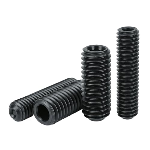 M1.6 M2 M2.5 M3 M4 M5 M6 M8 M10 Sechskant-Innensechskantschrauben aus Kohlenstoffstahl, Madenschrauben, 5–100 Stück(25MM_M10(5PCS)) von AYYSSM