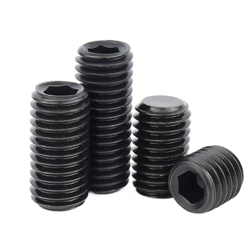 M4 M5 M6 M7 M8 M9 M10 M12 304 Stainless Steel Fine Thread Hex Hexagon Socket Flat Grub Headless Bolt Set Screw(304 stainless steel,10pcs M8x1x8) von AYYSSM