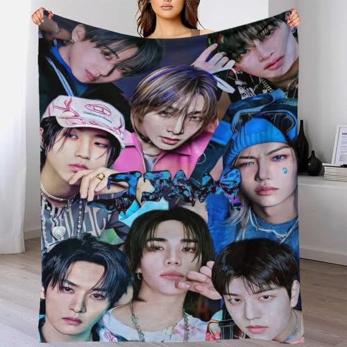 AYZOFCNDK Strey Kids Decke 3D Muster Kuscheldecke Flannel Fleece Blanket Für Kinder Erwachsene Geburtstag Witzige Geschenke Wohndecke Langlebig 70x80inch(180x200cm) von AYZOFCNDK