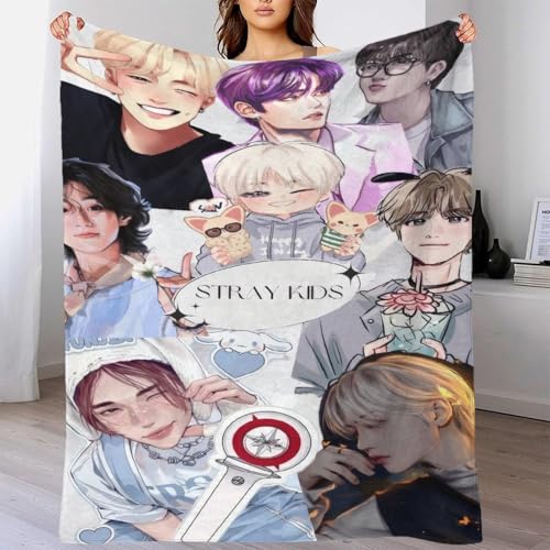 AYZOFCNDK Strey Kids Kuscheldecke Flauschig Decke Weich Flanelldecke Wohndecke Für Geburtstagsgeschenk Muttertagsgeschenk Weihnachten Geburtstag Geschenk 60x80inch(150x200cm) von AYZOFCNDK