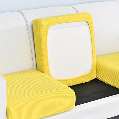 AYouge Sofa Sitzkissenbezug - Elastischer Sitzkissenbezug - Elastischer Hausbezug Rutschfester Stoffkarierter Sofabezug von AYouge