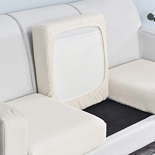 AYouge Sofa Sitzkissenbezug - Elastischer Sitzkissenbezug - Elastischer Hausbezug Rutschfester Stoffkarierter Sofabezug von AYouge