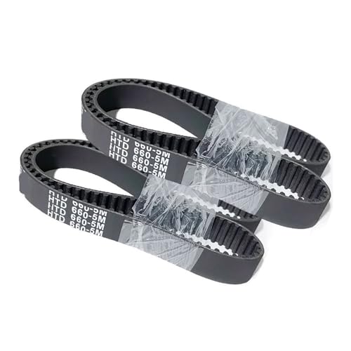 Antriebszahnriemen passend for HTD 660 5M 665 Riemen 10 mm 15 mm 20 mm 25 mm 30 mm Breite(660-5M-20mm) von AYrMtH