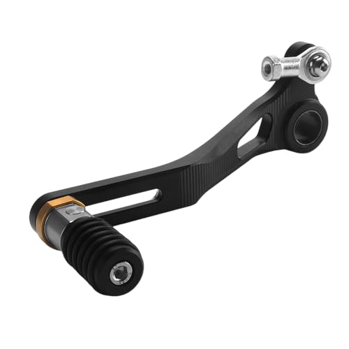 Motorrad Aluminium Verstellbarer Klappschalthebel Schaltpedalhebel Passend for 650 2008-2023 2022 Schalthebel(Gold) von AYrMtH