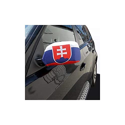 AUSSENSPIEGEL FLAGGE SLOWAKEI 2 stück - SLOWAKISCHE Autospiegelfahne - Spiegel Car cover spezielle Auto AZ FLAG von AZ FLAG