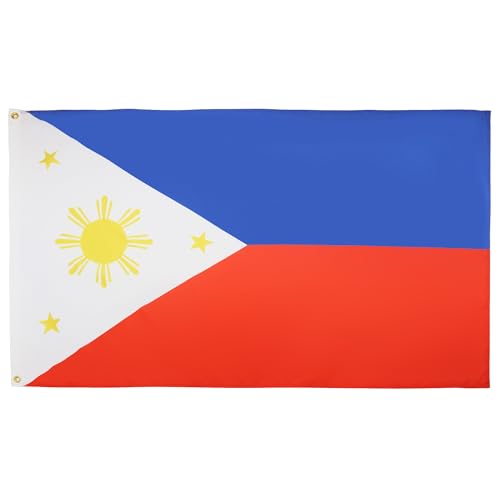 AZ FLAG - Flagge Philippinen - 150x90 cm - Philippinische Fahne 100% Polyester mit Messing-Ösen - 110g AZ FLAG - Flagge Philippinen - 150x90 cm - Philippinische Fahne 100% Polyester mit Messing-Ösen - 110g von AZ FLAG