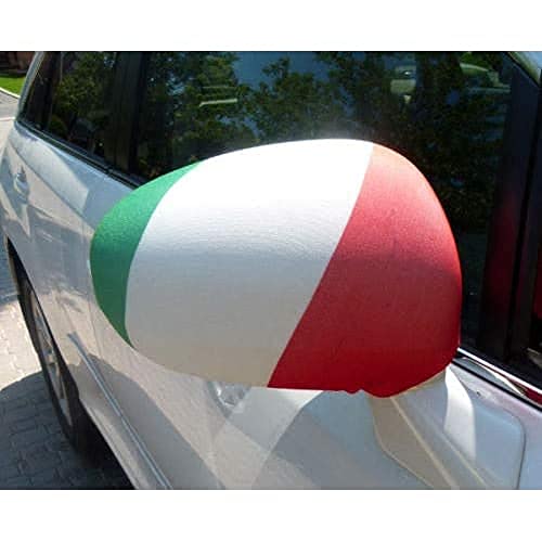 AUSSENSPIEGEL FLAGGE ITALIEN 2 stück - ITALIENISCHE Autospiegelfahne - Spiegel Car cover spezielle Auto AZ FLAG von AZ FLAG