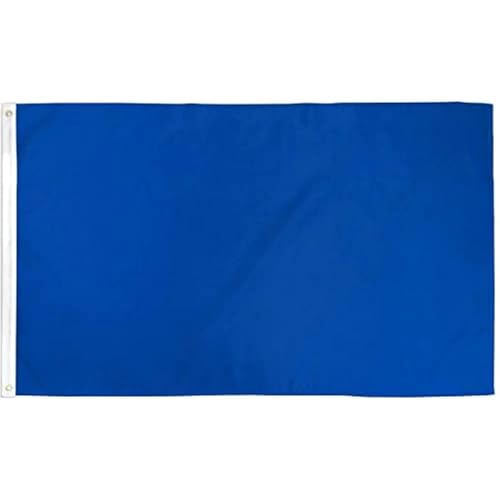 AZ FLAG - Autofahne Einfarbig Blau - 45x30 cm - Einfarbig Autoflagge 30 x 45 Cm - Auto Flaggen von AZ FLAG