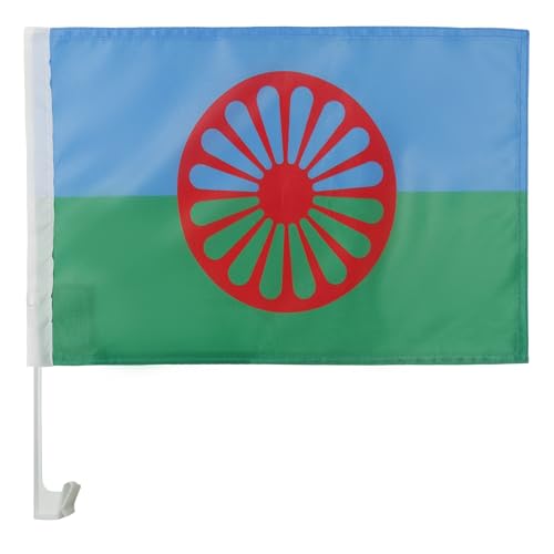 AZ FLAG - Autofahne Gypsy - 45x30 cm - Zigeuner Autoflagge 30 x 45 Cm - Auto Flaggen AZ FLAG - Autofahne Gypsy - 45x30 cm - Zigeuner Autoflagge 30 x 45 Cm - Auto Flaggen von AZ FLAG