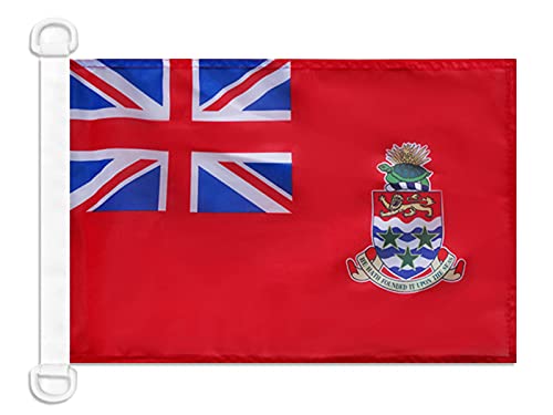 AZ FLAG BOOTFLAGGE Cayman Islands HANDELSFLAGGE 45x30cm - ENGLISCHE NATIONALFLAGGE BOOTSFAHNE 30 x 45 cm Marine flaggen Top Qualität von AZ FLAG