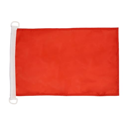 BOOTFLAGGE EINFARBIG ROT 45x30cm - EINFARBIG BOOTSFAHNE 30 x 45 cm Marine flaggen AZ FLAG Top Qualität von AZ FLAG