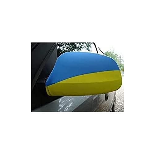 AUSSENSPIEGEL FLAGGE UKRAINE 2 stück - UKRAINISCHE Autospiegelfahne - Spiegel Car cover spezielle Auto AZ FLAG von AZ FLAG