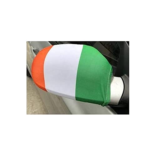 AZ FLAG AUSSENSPIEGEL Flagge Irland 2 stück - IRISCHE Autospiegelfahne - Spiegel Car Cover spezielle Auto von AZ FLAG