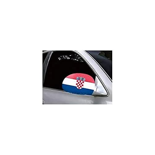 AUSSENSPIEGEL FLAGGE KROATIEN 2 stück - KROATISCHE Autospiegelfahne - Spiegel Car cover spezielle Auto AZ FLAG von AZ FLAG