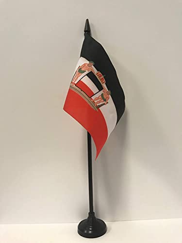 AZ FLAG TISCHFLAGGE NORDDEUTSCHER Bund 1867-1871 15x10cm - NORDDEUTSCHEN BUNDES TISCHFAHNE 10 x 15 cm - flaggen von AZ FLAG