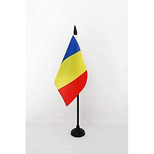 TISCHFLAGGE ANDORRA ZIVILIST 15x10cm - ANDORRA TISCHFAHNE 10 x 15 cm - flaggen AZ FLAG von AZ FLAG